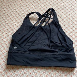 Lulu lemon black sports bra